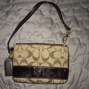 Coach wristlet/wallet